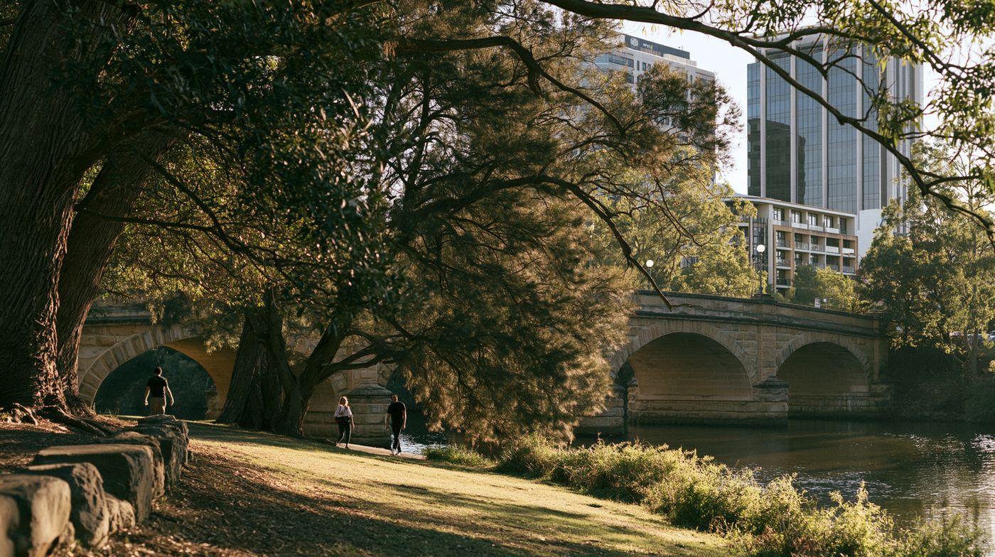 Lennox Bridge over the Parramatta River